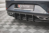 Maxton Design difúzor zadného nárazníka Street Pro SEAT Leon 4 FR Hatchback - červený