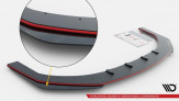 Maxton Design spoiler predného nárazníka Street Pro SEAT Leon 4 FR - čierno červený + lesklé krídielka