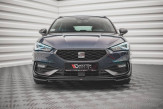 Maxton Design spoiler predného nárazníka SEAT Leon 4 FR Ver.4 - čierny lesklý 