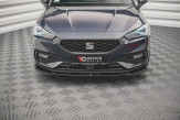 Maxton Design spoiler predného nárazníka SEAT Leon 4 FR Ver.2 - čierny lesklý 