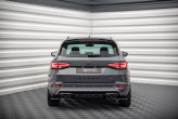 Maxton Design bočné spoilery zadného nárazníka CUPRA Ateca - čierny lesklý 