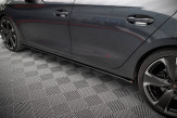 Maxton Design bočné prahové lišty Street Pro CUPRA Leon - čierno červený 