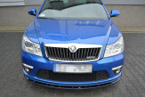 Maxton Design spoiler predného nárazníka ŠKODA Octavia II RS po FL Ver.1 - carbon look