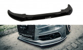 Maxton Design hybridný spoiler predného nárazníka AUDI A6 / S6 C7 pred FL - ABS + čierny lesklý