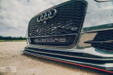 Maxton Design hybridný spoiler predného nárazníka AUDI A6 / S6 C7 pred FL - ABS + carbon look