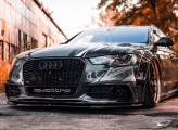 Maxton Design rámiky svetiel AUDI A6 / S6 C7 pred FL - čierny lesklý