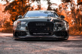 Maxton Design rámiky svetiel AUDI A6 / S6 C7 pred FL - čierny lesklý