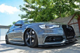 Maxton Design bočné prahové lišty AUDI A6 / S6 C7 pred FL - carbon look