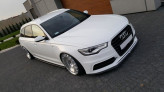 Maxton Design bočné prahové lišty AUDI A6 / S6 C7 pred FL - carbon look