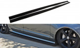 Maxton Design bočné prahové lišty AUDI A6 / S6 C7 pred FL - carbon look