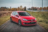 Maxton Design krídielka spoilera predného nárazníka VW Golf VI GTI - čierny