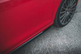 Maxton Design bočné prahové lišty Racing Durability VW Golf VI GTI - čierny 