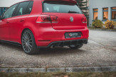 Maxton Design bočné spoilery zadného nárazníka Racing Durability VW Golf VI GTI - čierny 