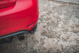 Maxton Design bočné spoilery zadného nárazníka Racing Durability VW Golf VI GTI - čierno červený 