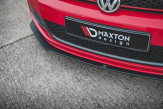 Maxton Design spoiler predného nárazníka Racing Durability VW Golf VI GTI Ver.3 - čierny 