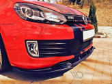 Maxton Design spoiler predného nárazníka VW Golf VI GTI 35th - čierny lesklý