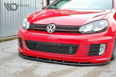 Maxton Design spoiler predného nárazníka VW Golf VI GTI 35th Ver.2 - čierny lesklý