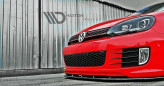 Maxton Design spoiler predného nárazníka VW Golf VI GTI 35th Ver.2 - čierny lesklý