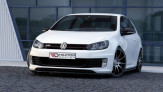 Maxton Design spoiler predného nárazníka VW Golf VI GTI 35th Ver.2 - čierny lesklý