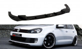 Maxton Design spoiler predného nárazníka VW Golf VI GTI - carbon look