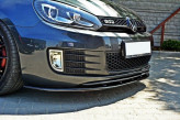 Maxton Design spoiler predného nárazníka VW Golf VI GTI Ver.2 - carbon look