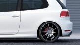 Maxton Design bočné spoilery zadného nárazníka VW Golf VI GTI 35th - čierny lesklý