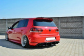 Maxton Design difúzor a bočné spoilery zadného nárazníka VW Golf VI GTI / GTI 35th - čierny 