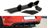 Maxton Design difúzor a bočné spoilery zadného nárazníka VW Golf VI GTI / GTI 35th - čierny 