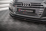 Maxton Design spoiler predného nárazníka AUDI A5 S-Line / S5 B9 Coupe/Sportback Ver.1 - carbon look