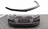 Maxton Design spoiler predného nárazníka AUDI A5 S-Line / S5 B9 Coupe/Sportback Ver.1 - carbon look