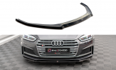 Maxton Design spoiler predného nárazníka AUDI A5 S-Line / S5 B9 Coupe/Sportback Ver.2 - carbon look