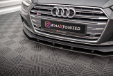 Maxton Design spoiler predného nárazníka Street Pro AUDI A5 S-Line / S5 B9 Coupe/Sportback - čierny