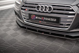 Maxton Design spoiler predného nárazníka Street Pro AUDI A5 S-Line / S5 B9 Coupe/Sportback - čierno-červený