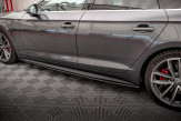 Maxton Design bočné prahové lišty Street Pro AUDI A5 S-Line / S5 B9 Sportback - čierno-červené