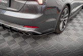 Maxton Design bočné spoilery zadného nárazníka Street Pro AUDI S5 B9 Sportback - čierne