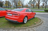 Maxton Design bočné prahové lišty AUDI A5 S-Line / S5 B9 Coupe - čierne lesklé