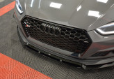 Maxton Design spoiler predného nárazníka AUDI A5 S-Line / S5 B9 Coupe/Sportback - čierny lesklý