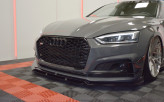 Maxton Design spoiler predného nárazníka AUDI A5 S-Line / S5 B9 Coupe/Sportback - čierny lesklý