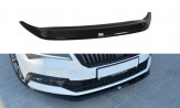 Maxton Design spoiler predného nárazníka ŠKODA Superb III Ver.1 - carbon look