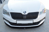 Maxton Design spoiler predného nárazníka ŠKODA Superb III Ver.3 - carbon look