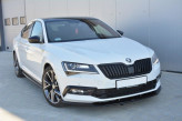 Maxton Design spoiler predného nárazníka ŠKODA Superb III Ver.3 - carbon look