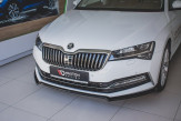 Maxton Design spoiler predného nárazníka ŠKODA Superb III po FL Ver.1 - čierny lesklý