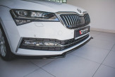 Maxton Design spoiler predného nárazníka ŠKODA Superb III po FL Ver.1 - čierny lesklý