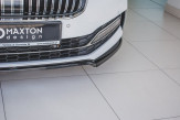 Maxton Design spoiler predného nárazníka ŠKODA Superb III po FL Ver.1 - čierny lesklý