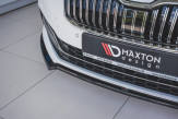 Maxton Design spoiler predného nárazníka ŠKODA Superb III po FL Ver.1 - carbon look