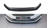 Maxton Design spoiler predného nárazníka ŠKODA Superb III po FL Ver.3 - čierny lesklý