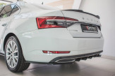 Maxton Design spoiler zadného nárazníka ŠKODA Superb III po FL Sportline/L&K - čierny lesklý