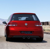 Maxton Design spoiler zadného nárazníka VW Golf V R32 Look pre VW Golf VI - bez povrchovej úpravy