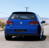 Maxton Design spoiler zadného nárazníka VW Golf V R32 Look pre VW Golf VI GTI - bez povrchovej úpravy