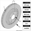 CARBOPAD 2-dielne športové brzdové kotúče 370x32mm - SEAT Leon Cupra 5F